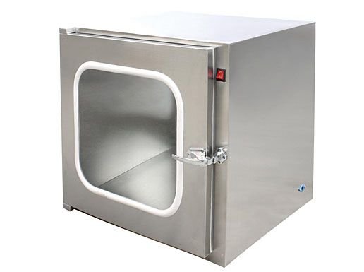 Cuarto limpio con Pass Box instalado en la pared — AZVIR Cleanrooms